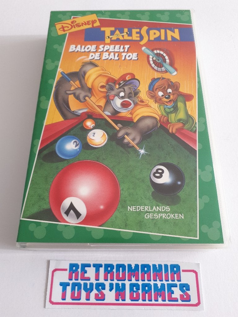 vhs disney - talespin: balou speelt de bal toe, Cd's en Dvd's, VHS | Kinderen en Jeugd, Alle leeftijden, Verzenden, Zo goed als nieuw