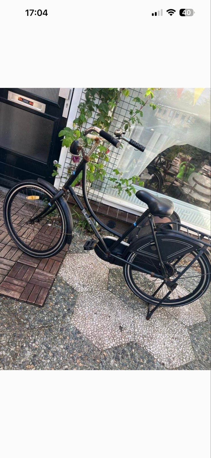 Kinderfiets 24 inch - Zwart, Ophalen, Gebruikt, Terugtraprem, 20 inch of meer