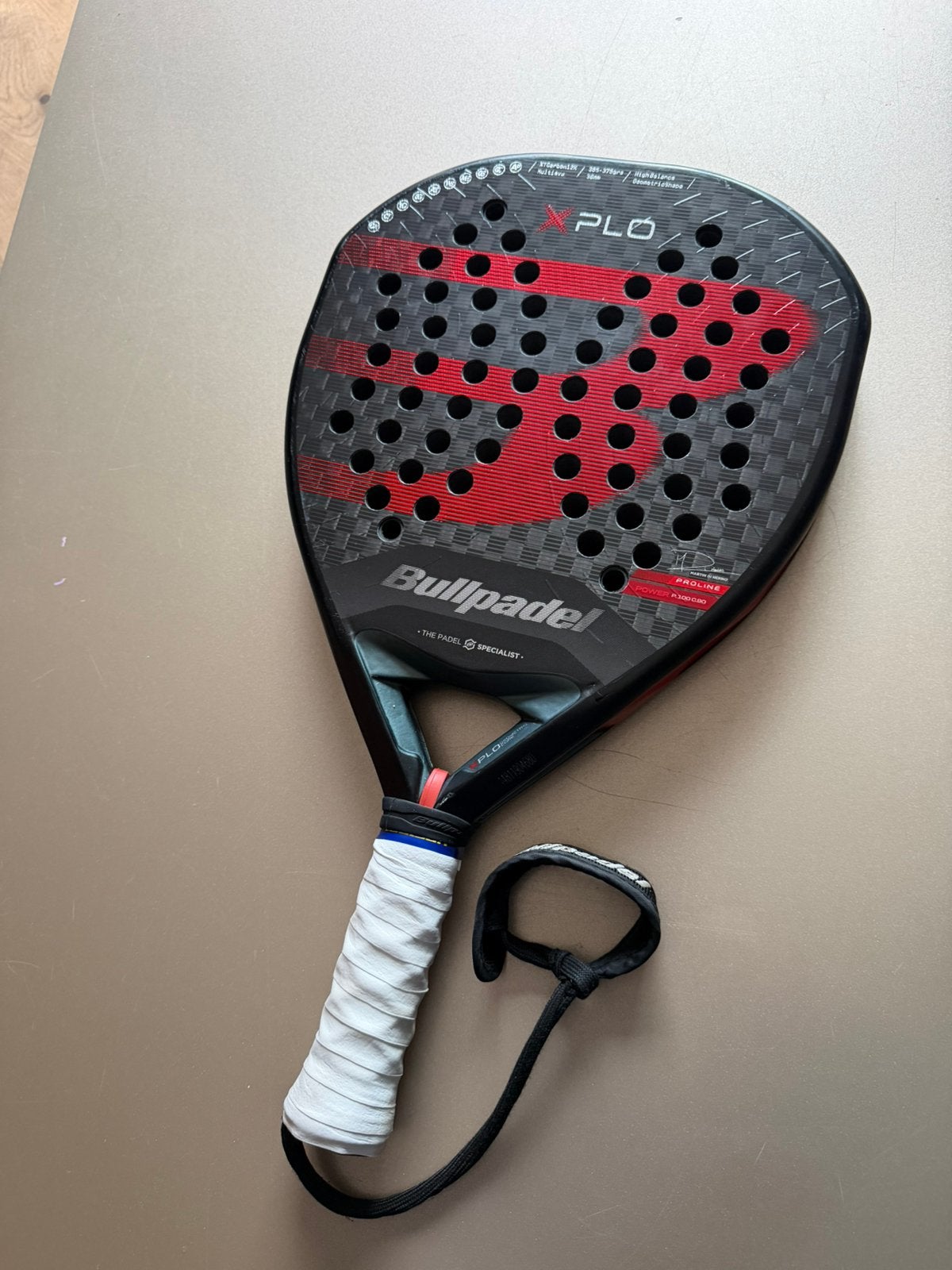 Bullpadel XPLO padelracket proline, Ophalen of Verzenden, Zo goed als nieuw, Padelracket