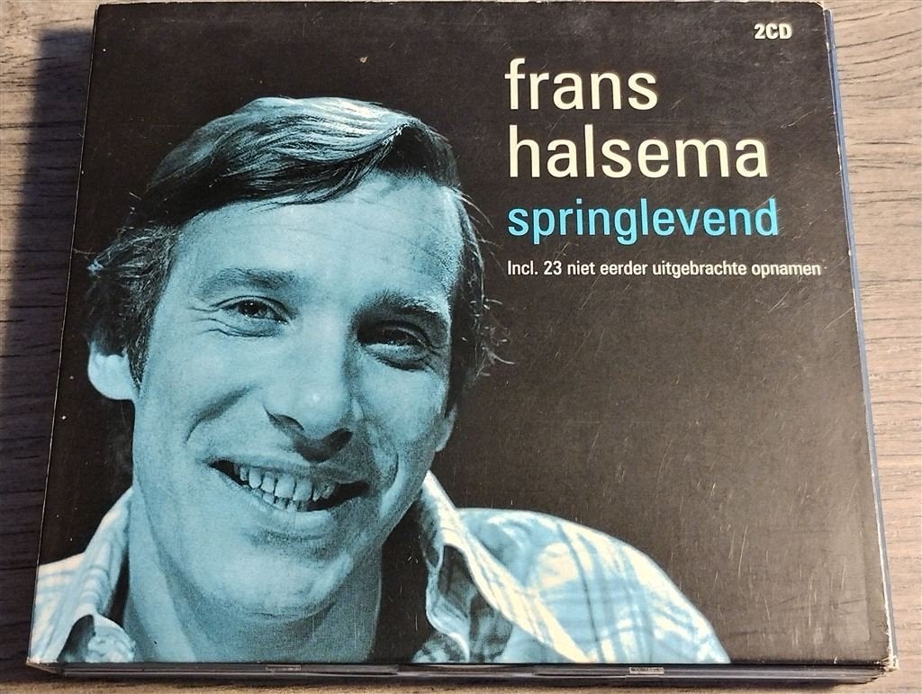Frans Halsema – Springlevend [2 CD Digipack], Ophalen of Verzenden, Zo goed als nieuw, Levenslied of Smartlap