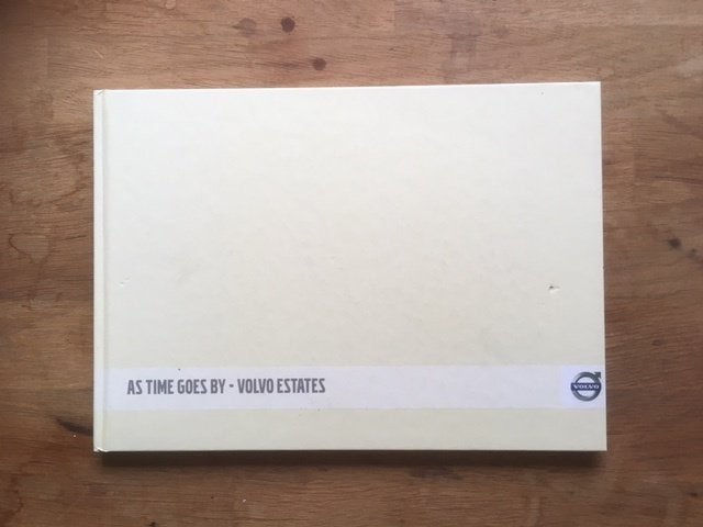 As Time Goes By - Volvo Estates boek, Onbekend, Volvo, Ophalen of Verzenden, Zo goed als nieuw