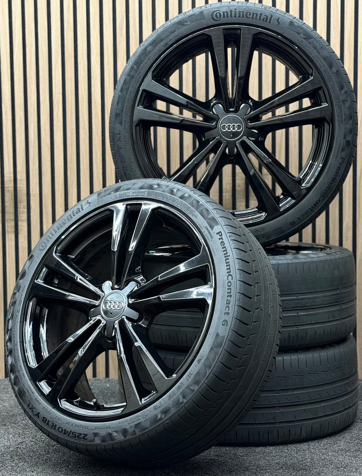 Originele 18 inch Audi A3 8V S-Line 5x112 ET51 Continental, Auto-onderdelen, Banden en Velgen, Ophalen, 18 inch, ., Banden en Velgen
