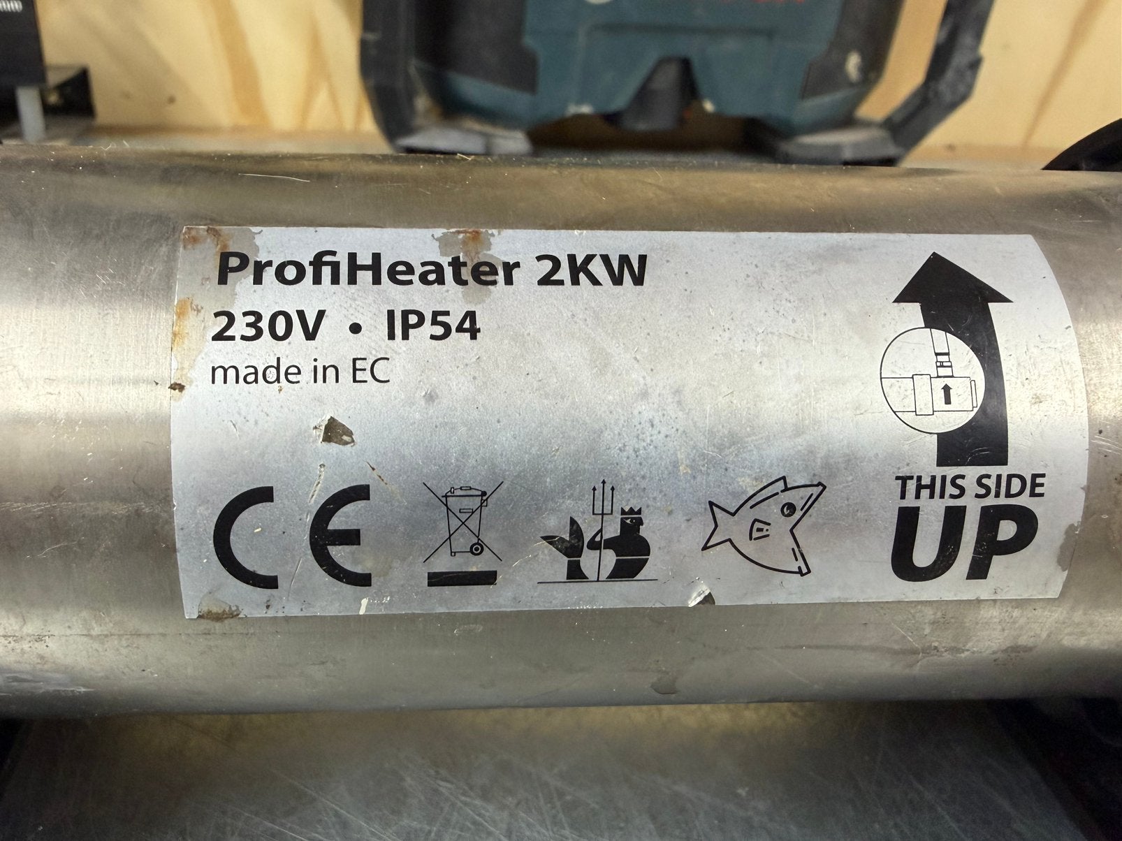 Vijververwarming 2kw profiheater, Ophalen of Verzenden, Zo goed als nieuw