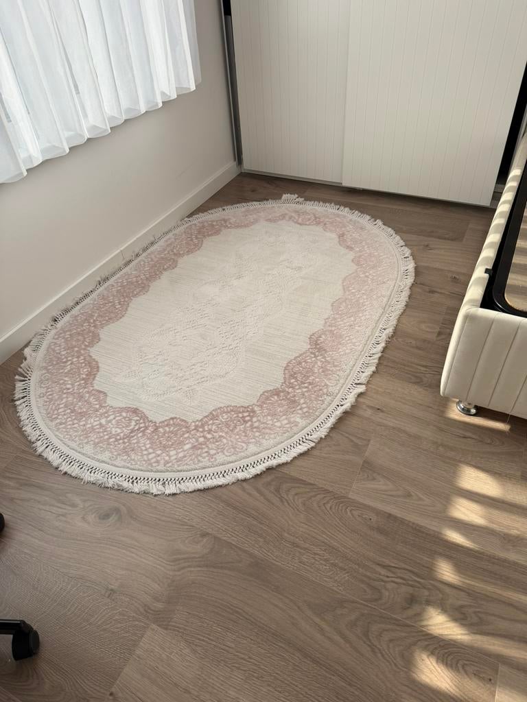 Vloerkleed 120x170, 200 cm of meer, Ophalen of Verzenden, Zo goed als nieuw, Crème