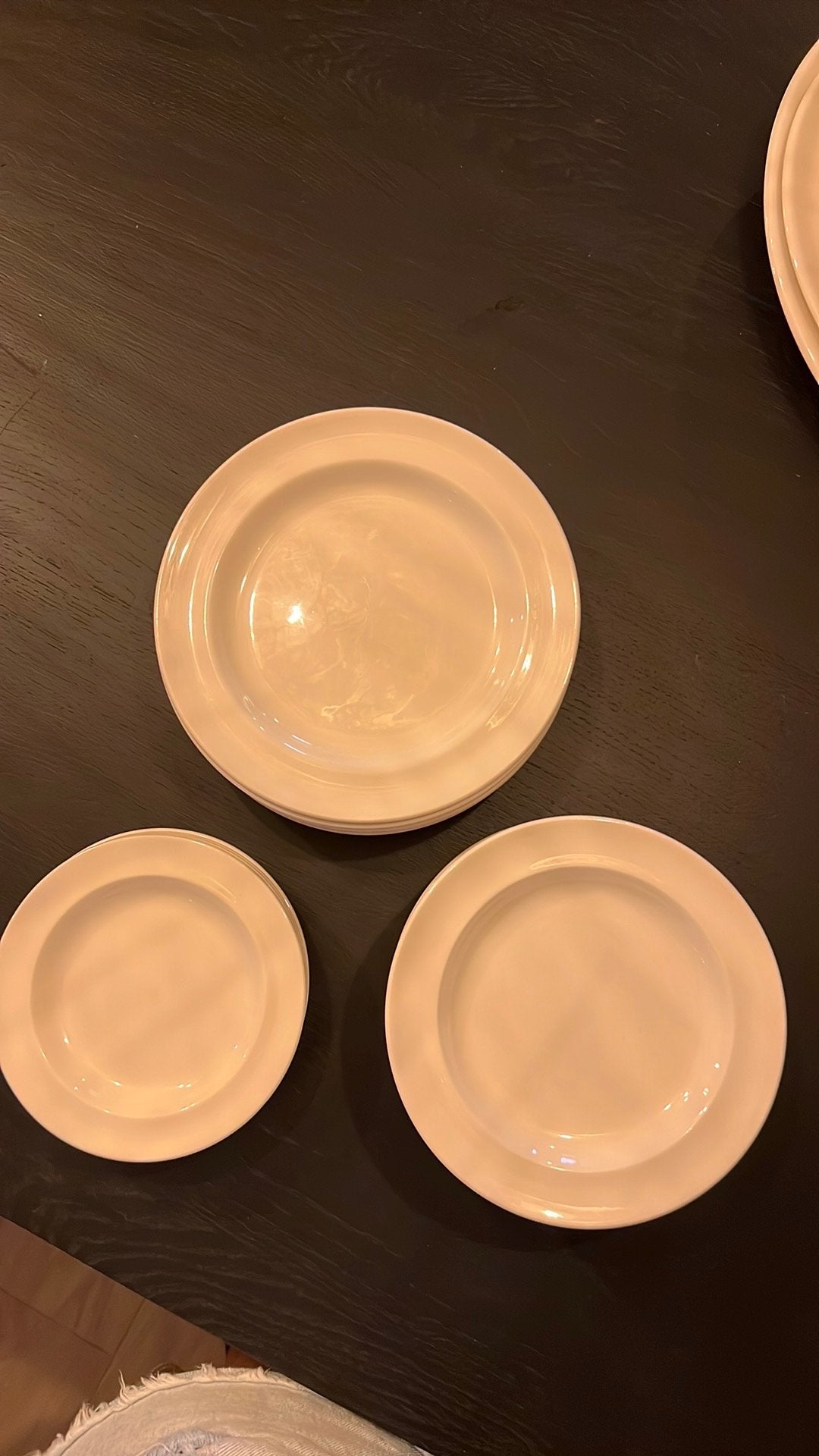 Wedgwood Traditional plain gebak en ontbijt borden, Huis en Inrichting, Keuken | Servies, Verzenden, Zo goed als nieuw, Porselein