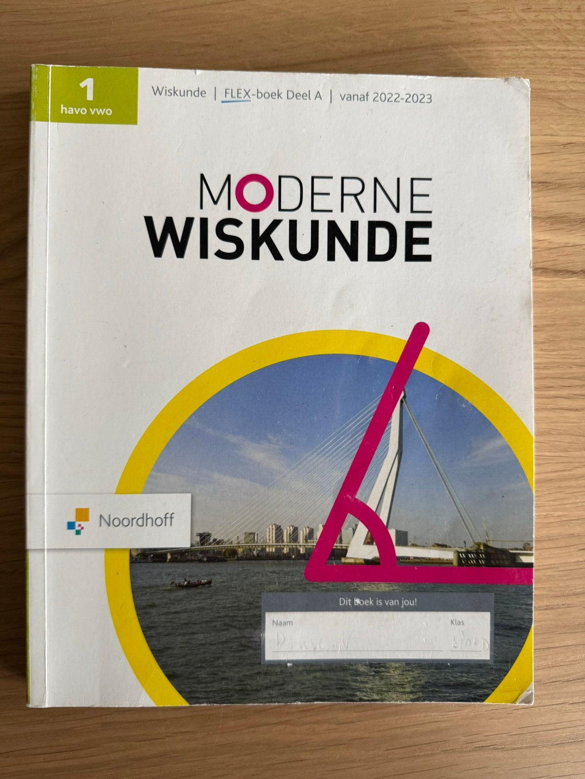 Moderne Wiskunde Havo/Vwo 1 deel A, Boeken, Ophalen of Verzenden, Zo goed als nieuw, HAVO