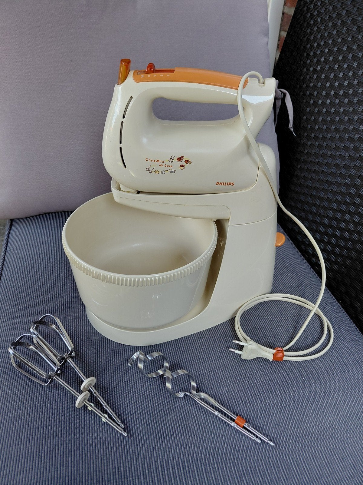 Philips CreaMix de luxe, 4 liter of meer, Ophalen of Verzenden, Gebruikt, 3 snelheden of meer