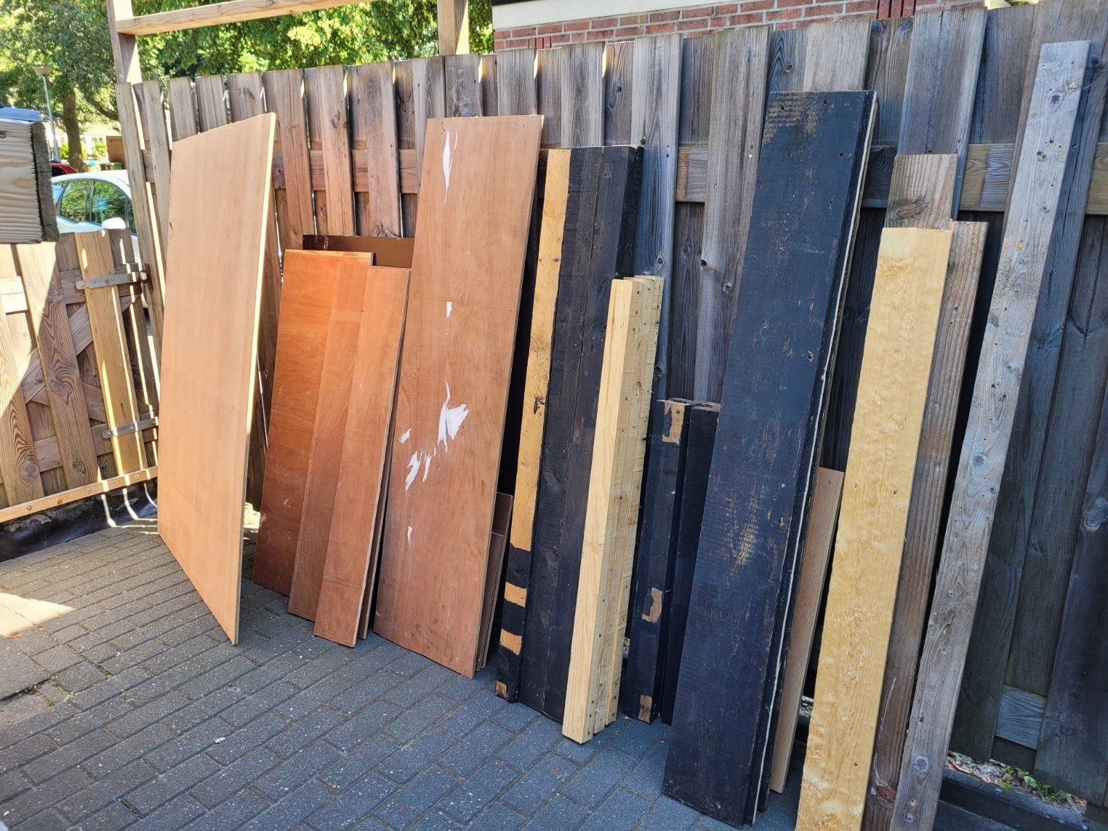 partij hout allerlei, Ophalen, Minder dan 25 mm, 200 tot 250 cm, Plank