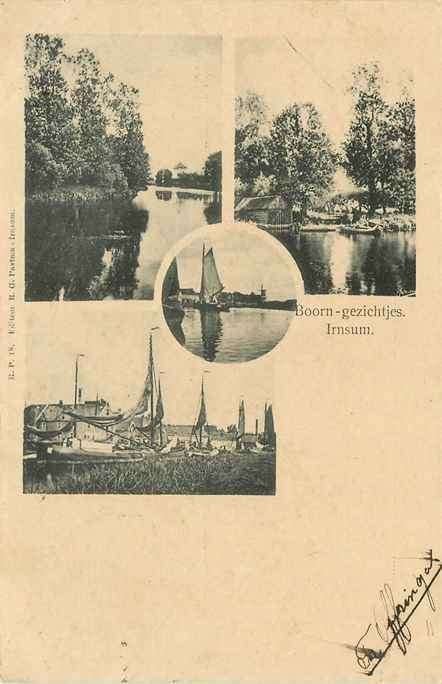 301-287-003 Jirnsum Boorn Gezichtjes, Verzenden, Voor 1920, Friesland