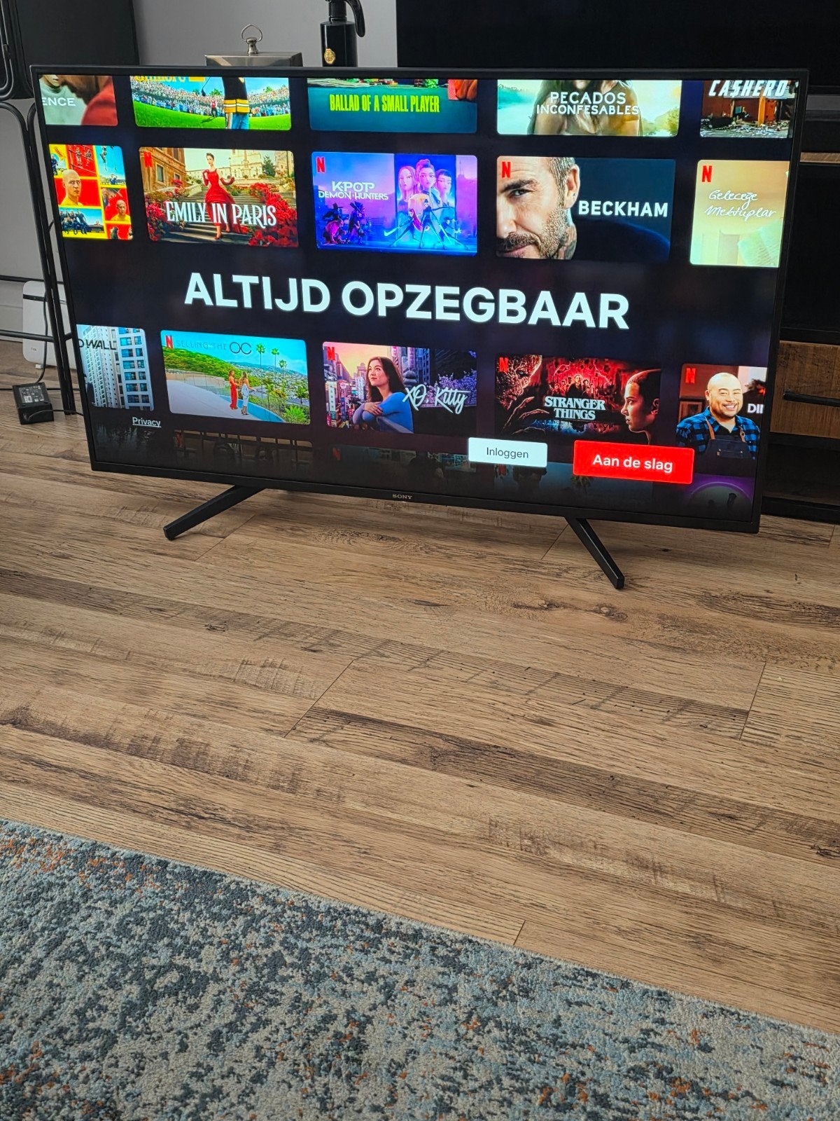 Sony KD-49XF7004 4K Smart TV ., Ophalen, LED, 50 Hz, Zo goed als nieuw