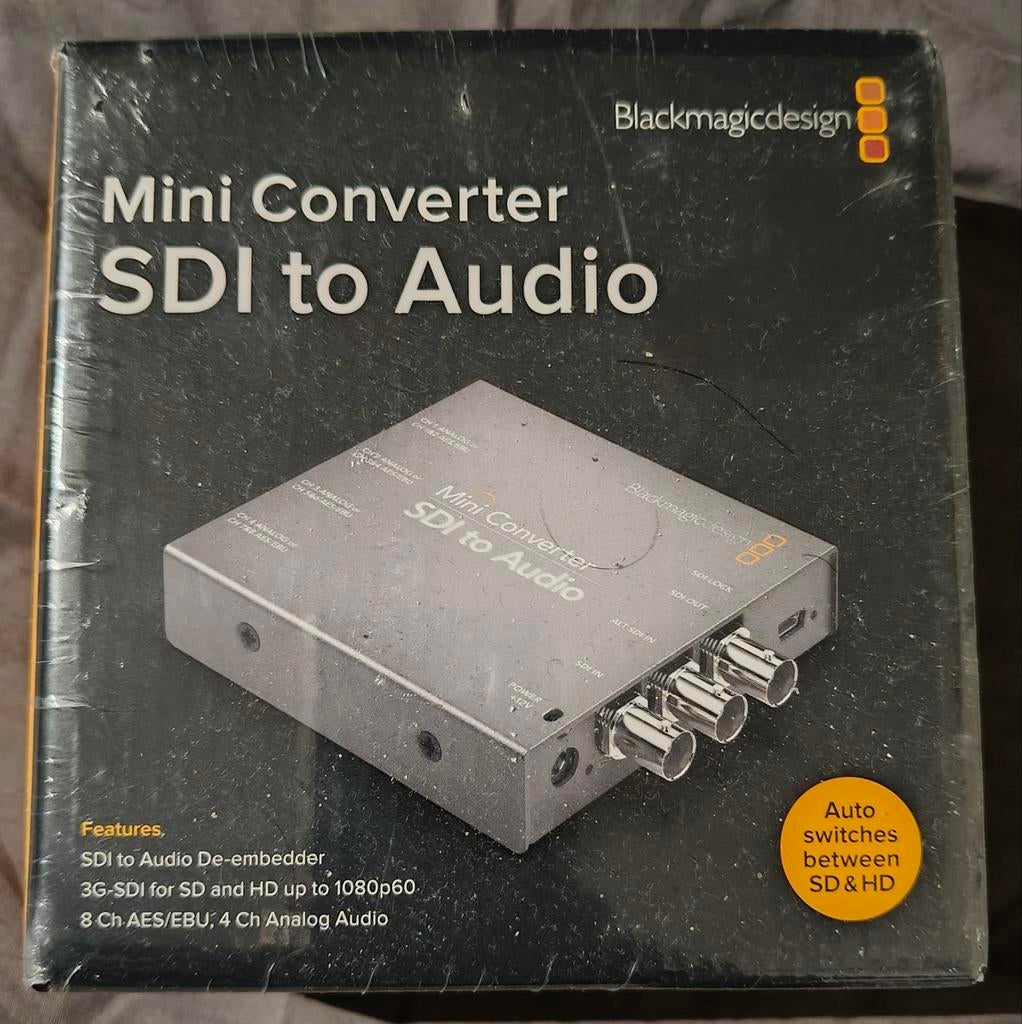 2x Blackmagic Design Mini Converter SDI naar Audio, Ophalen of Verzenden, Nieuw