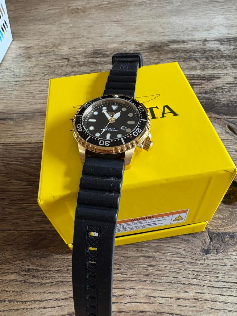 INVICTA DUIKERS HORLOGE, Sieraden, Tassen en Uiterlijk, Horloges | Heren, Overige merken, Overige materialen, Polshorloge, Overige materialen