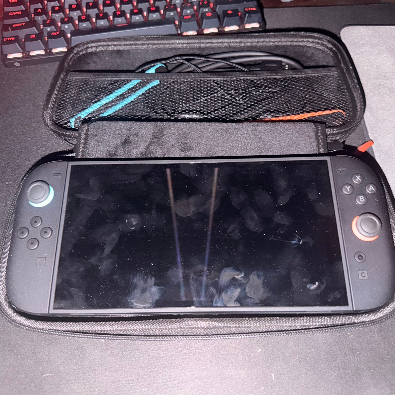 Nintendo Switch 2 + Hardcase – Compleet en nette staat, Ophalen of Verzenden, Zo goed als nieuw
