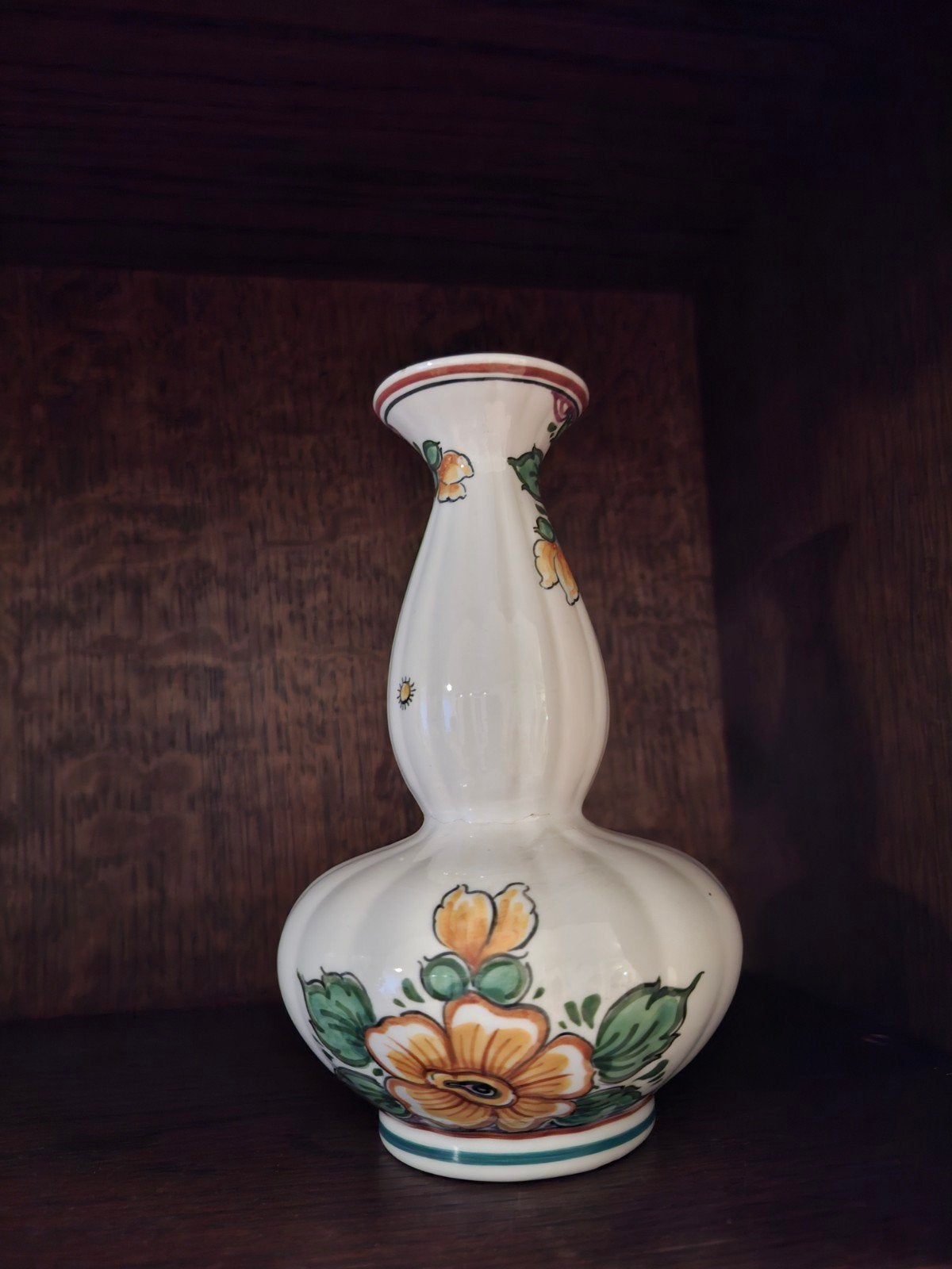 2 mooie handgeschilderde vazen uit delft polychroom, Antiek en Kunst, Ophalen of Verzenden