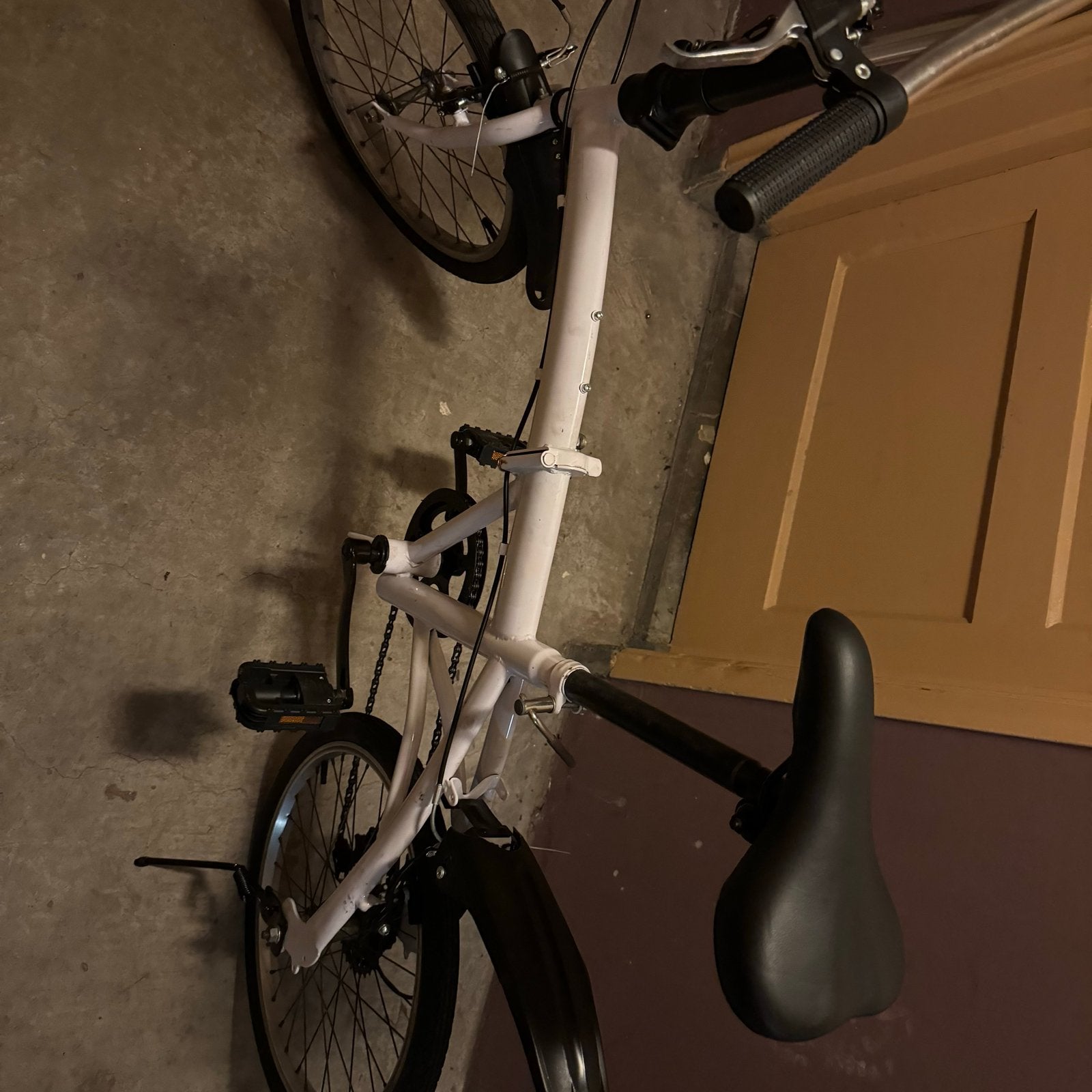 Opvouwbare fiets - Ideaal voor woon-werkverkeer, 20 inch of meer, Gebruikt, Velgrem, Versnellingen