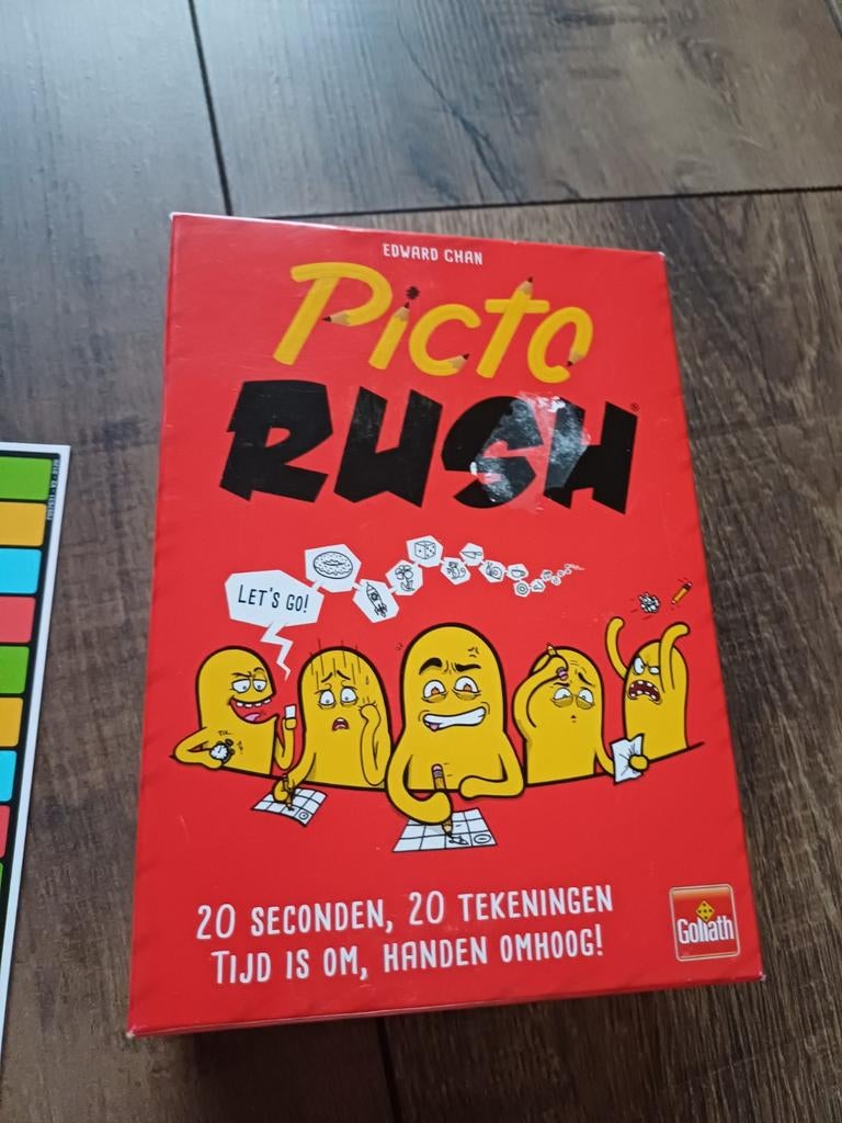 Picto Rush: Teken snel, raad sneller! NIEUW!, Vijf spelers of meer, Ophalen of Verzenden, Zo goed als nieuw, Goliath