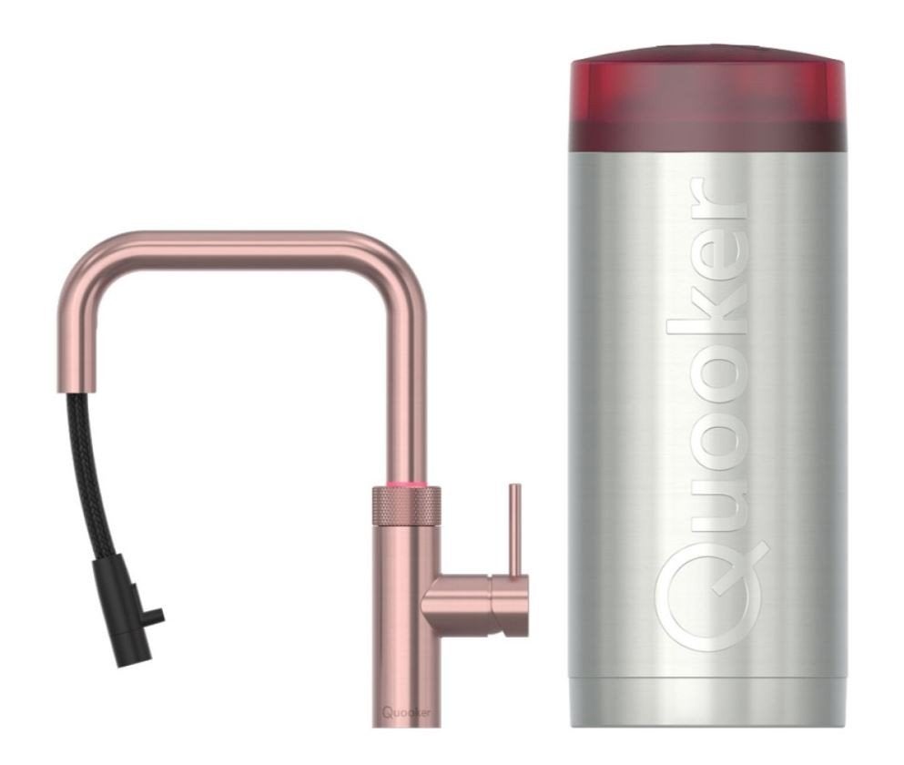 Quooker Flex Square Rosé Copper boiler Combi - Nieuw in doos, Ophalen, Minder dan 50 cm, Nieuw, Minder dan 100 cm