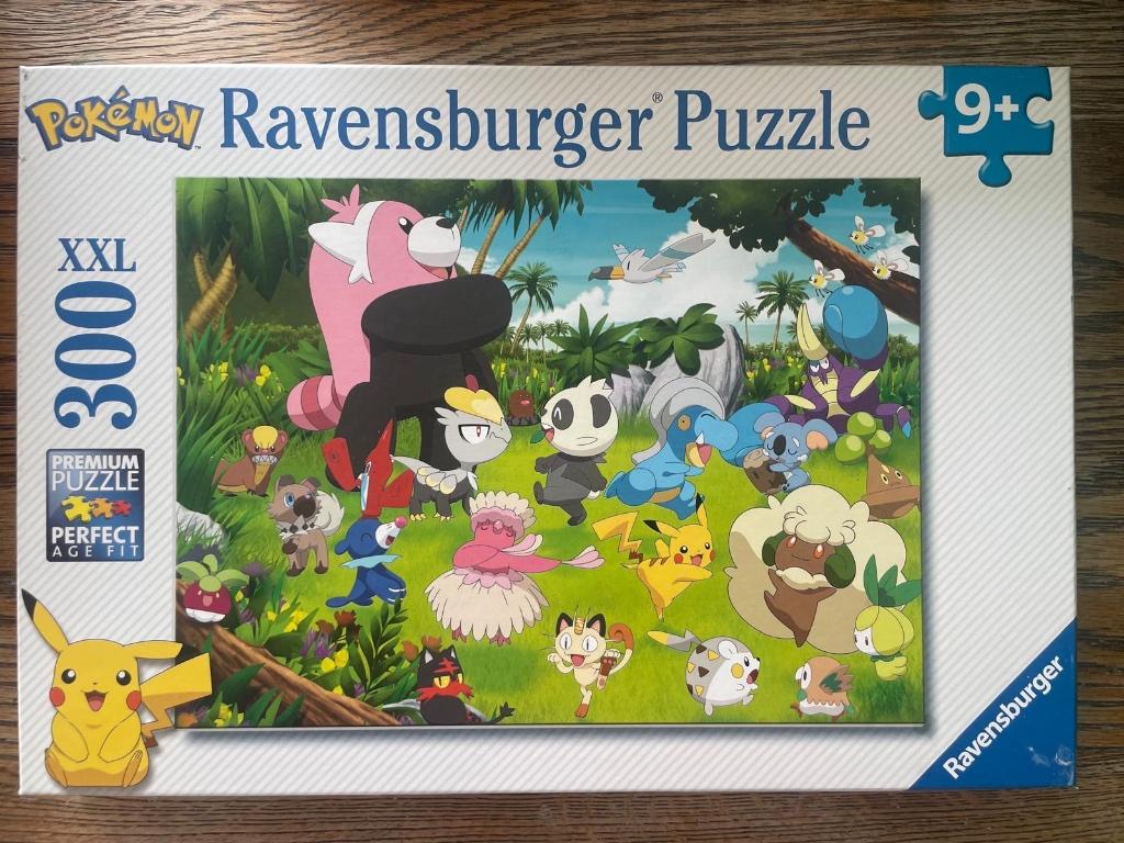 Pokemon puzzel 300 stuks, Ophalen of Verzenden, Minder dan 500 stukjes, Zo goed als nieuw, Legpuzzel