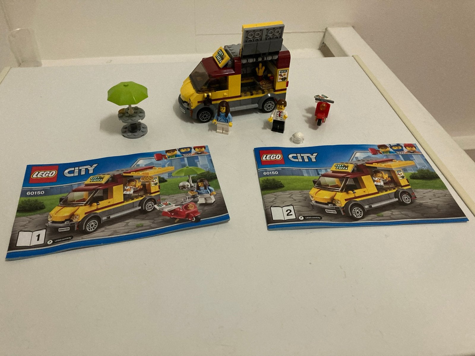 LEGO City 60150 Pizzawagen met instructies, Ophalen, Zo goed als nieuw, Overige merken