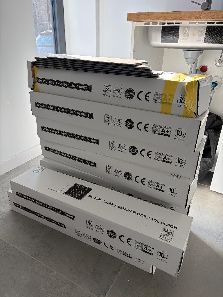 Parket laminaat, Ophalen, Overige kleuren, Nieuw, 10 tot 25 m²