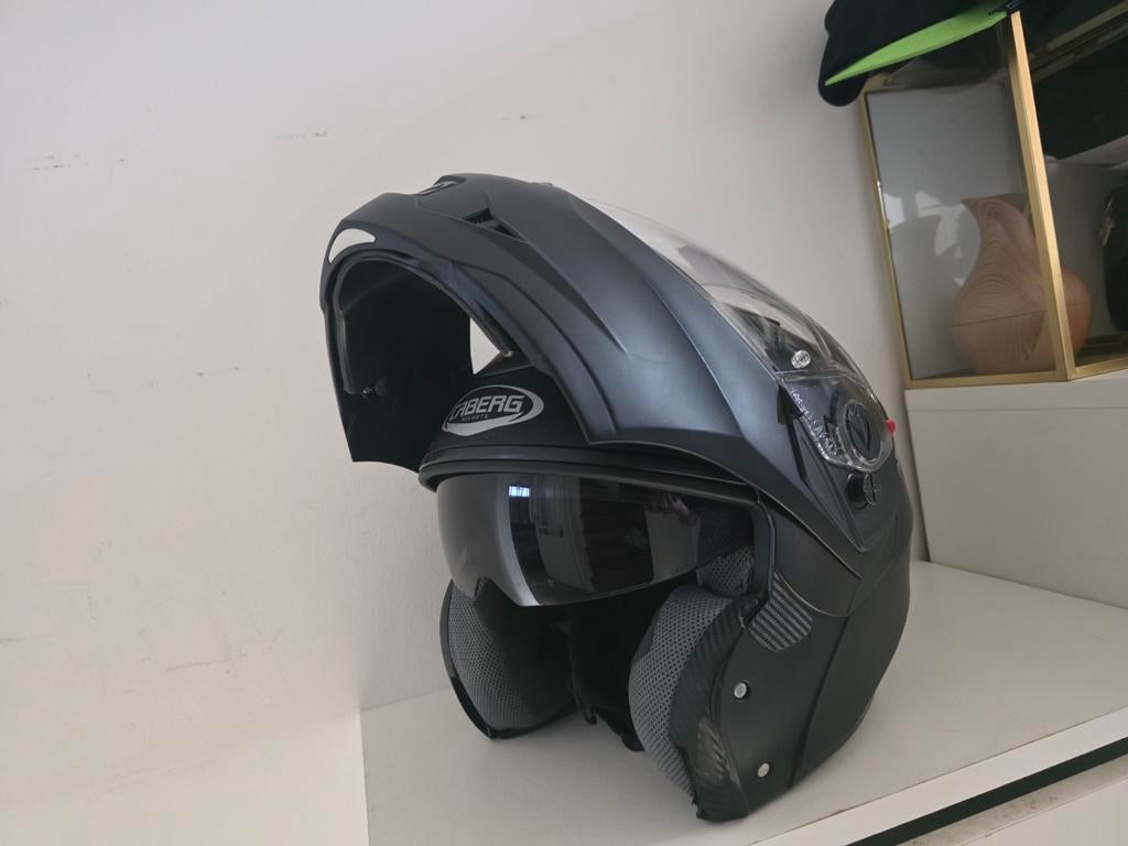 Caberg Tourmax systeemhelm M, Motoren, Kleding | Motorhelmen, M, Systeemhelm, Ophalen of Verzenden, Caberg