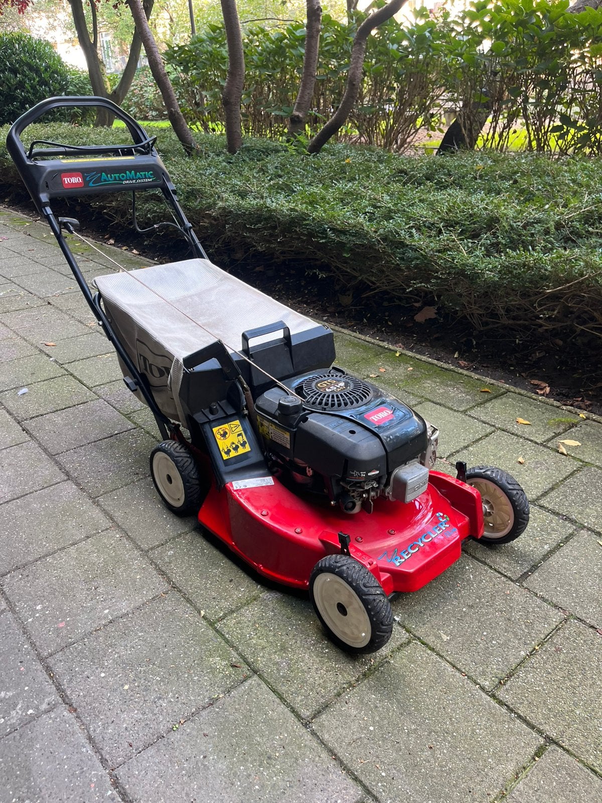 Toro Recycler 53 CM - Grasmaaier Benzine, Ophalen, Cirkelmaaier, Elektrische starter, Zo goed als nieuw