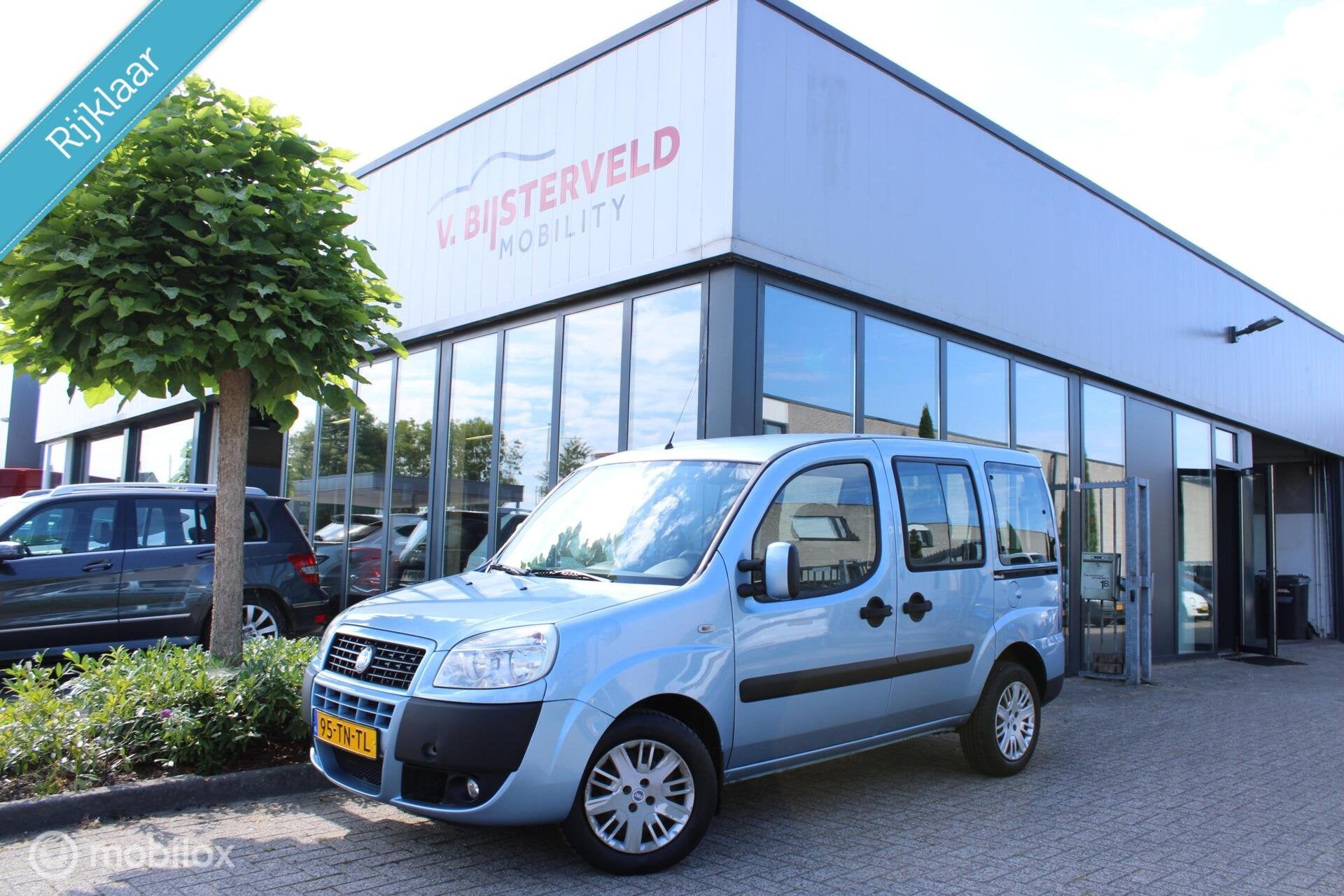 Fiat Doblo 1.4 Family Plus Airco|Trekh.|Nwe apk|Rijklaar, Auto's, Voorwielaandrijving, Stof, Doblo, 4 cilinders