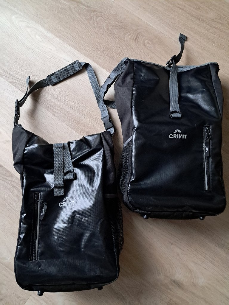 Fietstassen handbagage Crivit z.g.a.n., Ophalen of Verzenden, Gebruikt, Crivit
