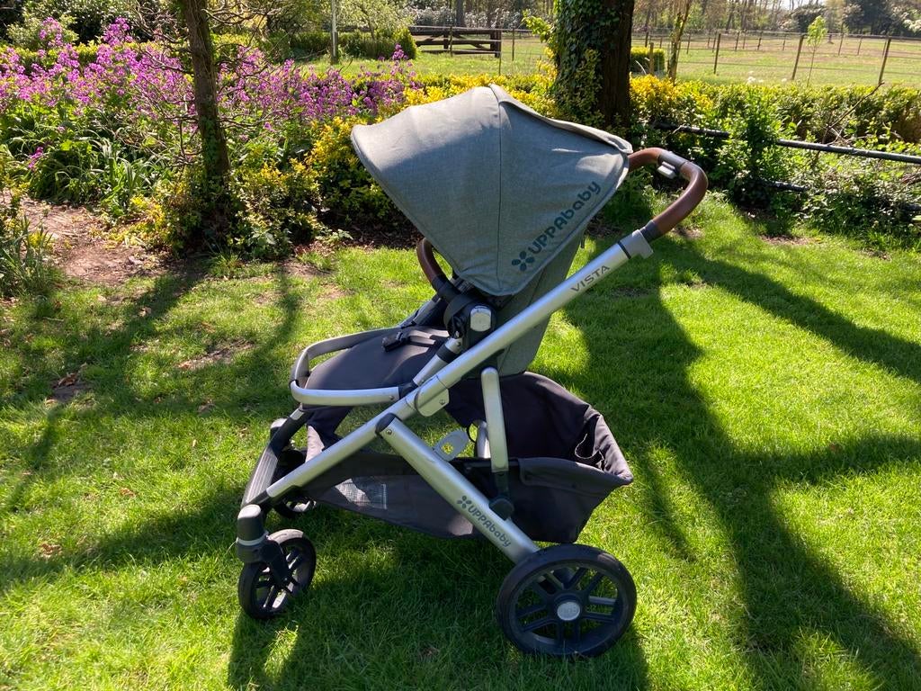 Zeer mooie en nette Uppababy Vista kleur groen, Ophalen, Gebruikt, Overige merken, Verstelbare rugleuning