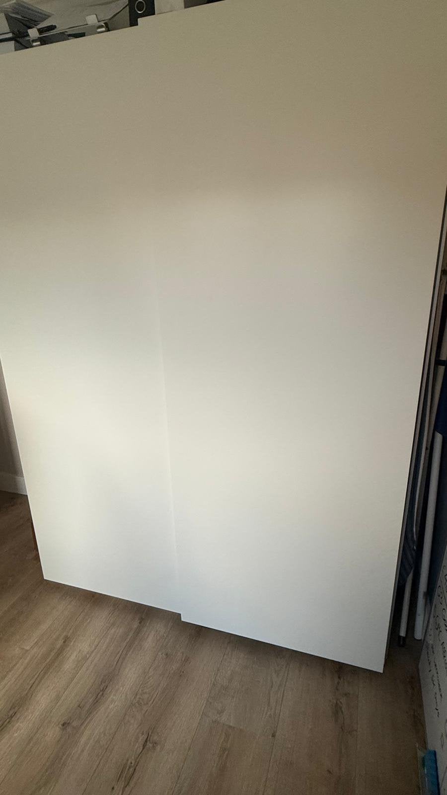 IKEA PAX/HASVIK Kledingkast met schuifdeuren, wit, Huis en Inrichting, Kasten | Kledingkasten, Ophalen, 100 tot 150 cm, 200 cm of meer