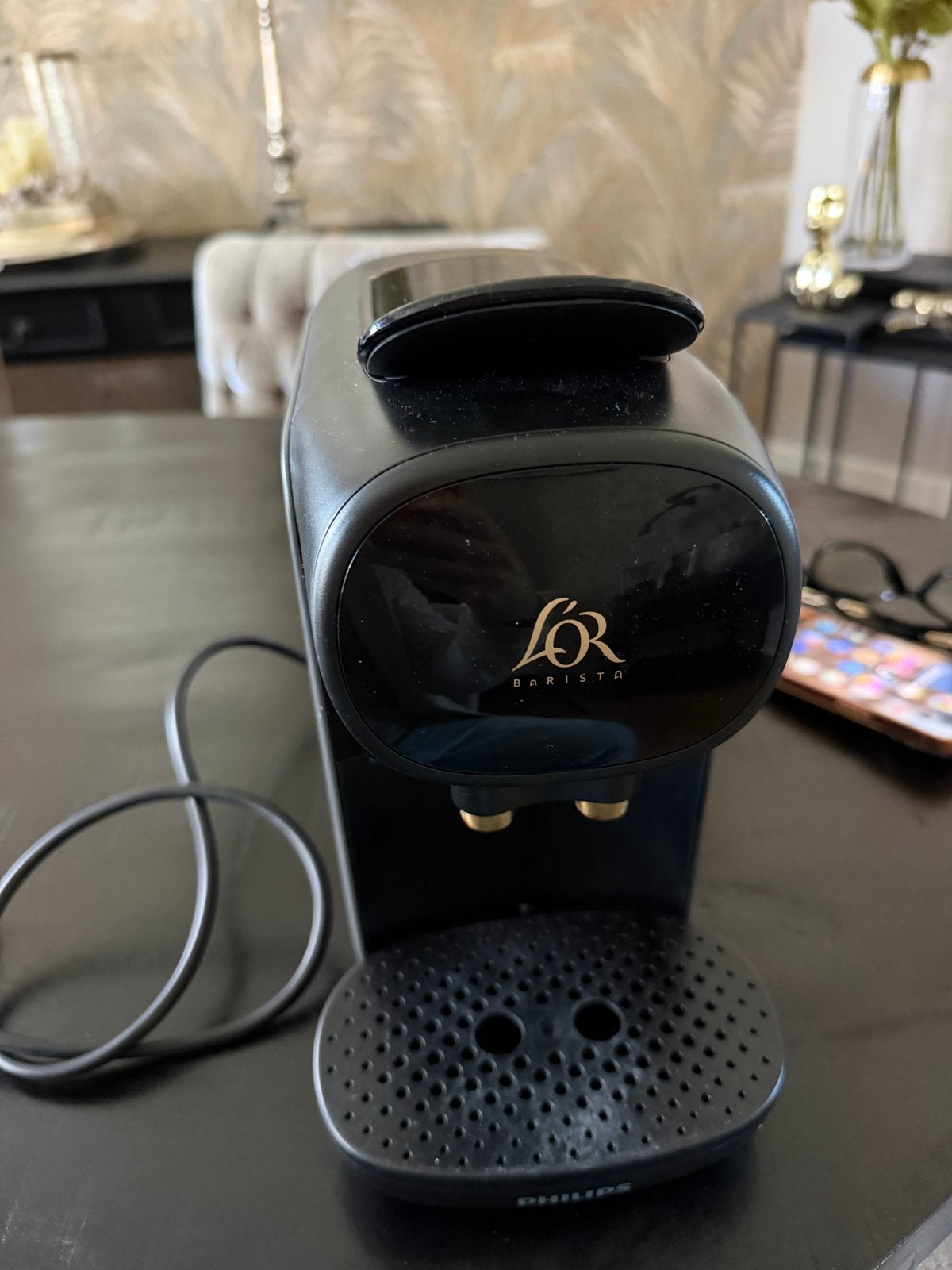 L'OR Barista koffiemachine - Gebruikt, Ophalen of Verzenden, Gebruikt, Koffiemachine, Koffiepads en cups