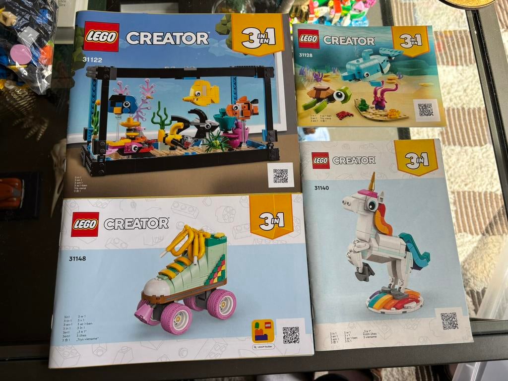 Verschillende Lego Creator sets, Ophalen, Compleet, Lego, Zo goed als nieuw
