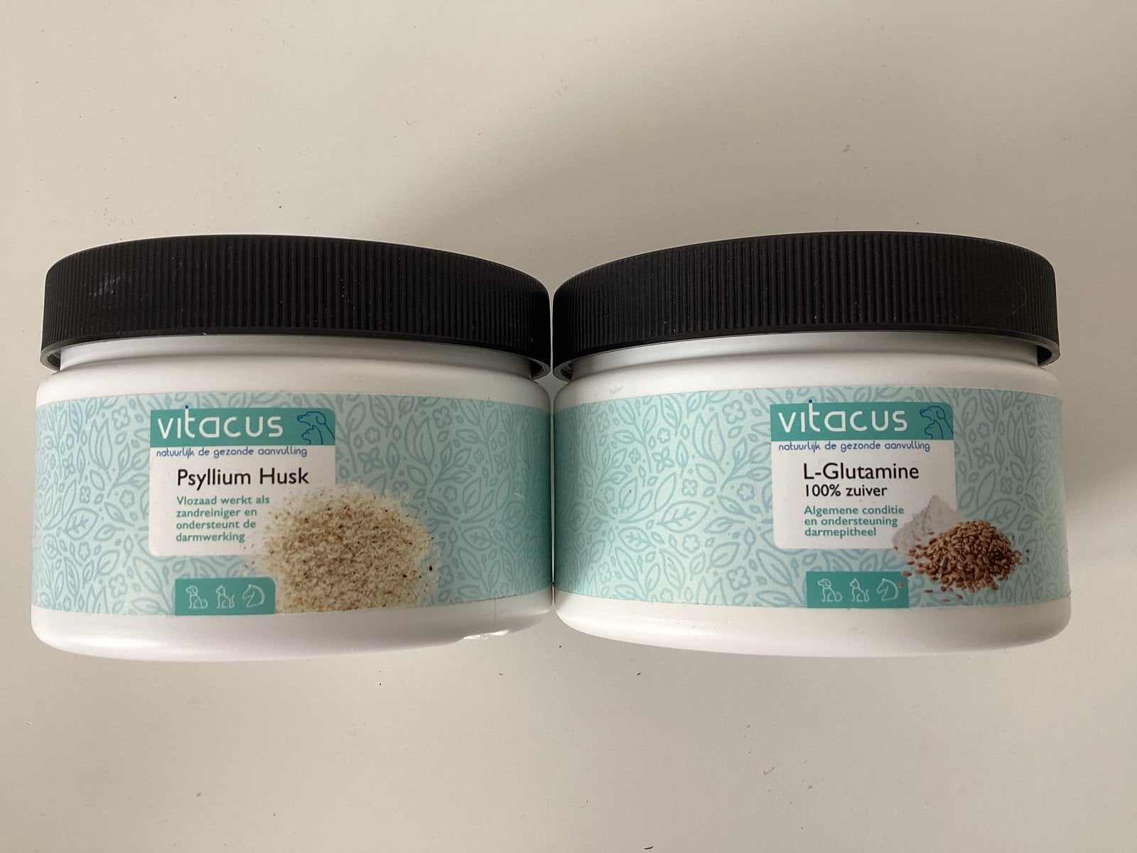 L-Glutamine en Psyllium Husk van Vitacus, Ophalen of Verzenden, Zo goed als nieuw, Poeder of Drank