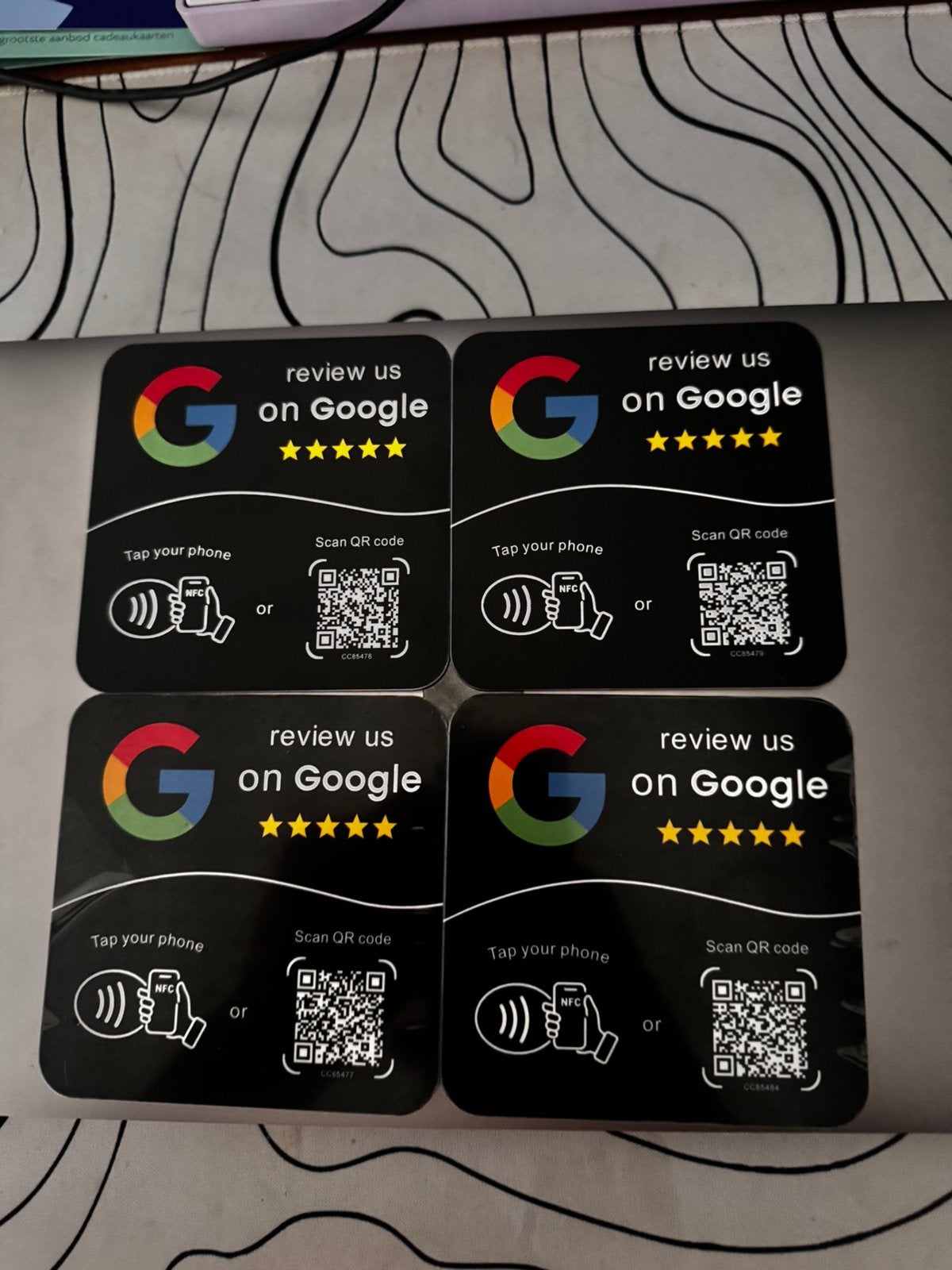 Google review kaart, Ophalen of Verzenden, Nieuw