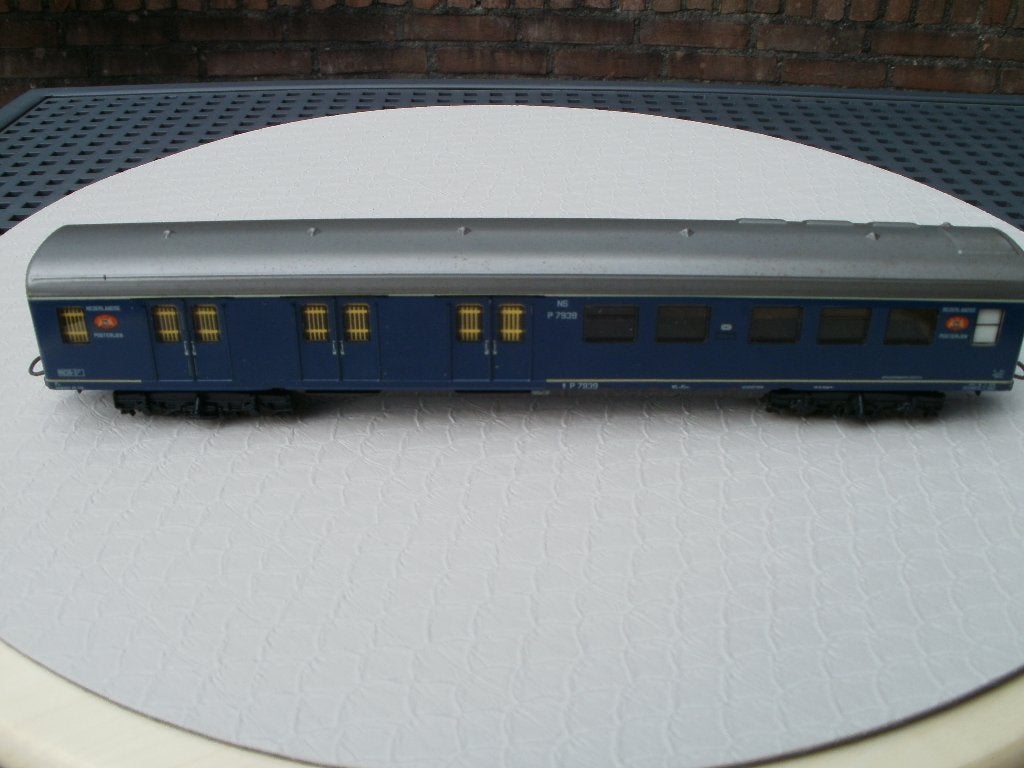 Marklin Ho Postwagon no 4048 van de NS met ovp., Hobby en Vrije tijd, Modeltreinen | H0, Wisselstroom, Wagon, Ophalen of Verzenden