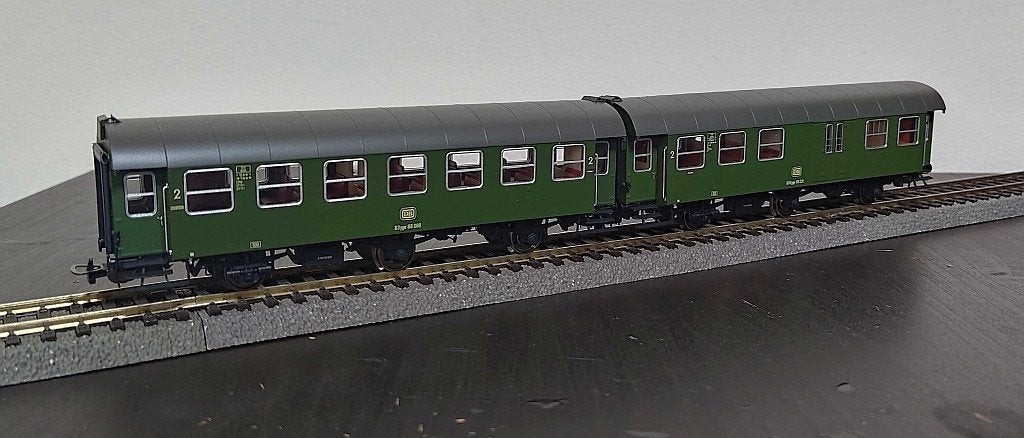Piko 58267 - 2x DB Umbauwagen 3-assig NIEUW, Ophalen, Gelijkstroom, Piko, Nieuw