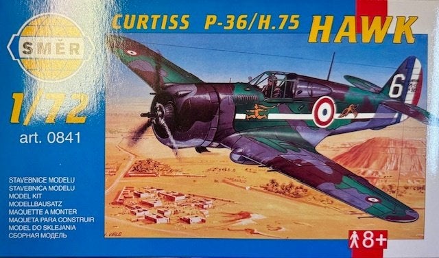 Coelianmodels, Smer 0841, Curtis H75 Hawk, 1/72, €7,99, Hobby en Vrije tijd, Overige merken, 1:72 tot 1:144, Nieuw, Ophalen of Verzenden