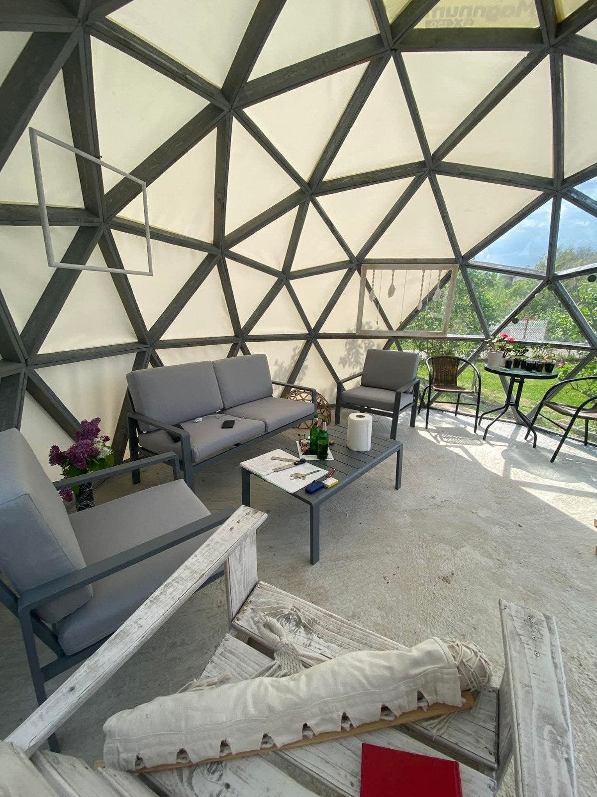 Geodetische Dome Kit 6m – C24 Hout – 28,5m² – €3999, Ophalen of Verzenden, Nieuw