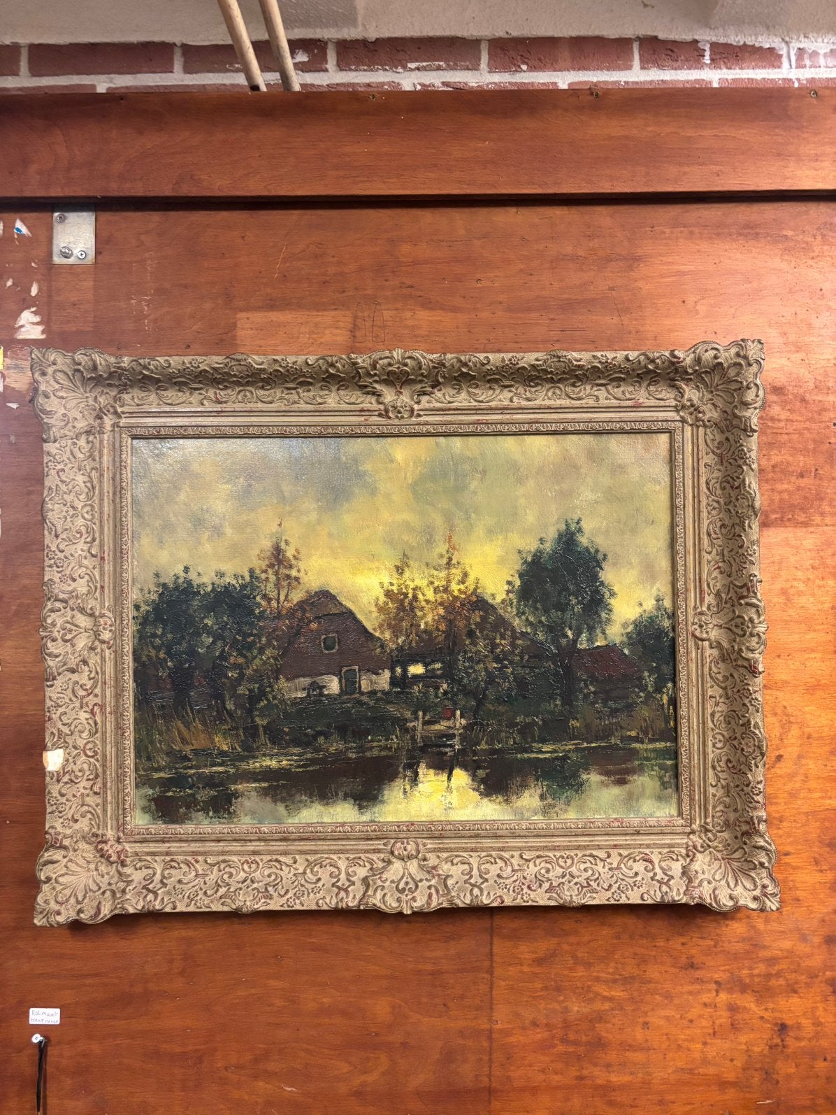 Olieverfschilderij Toon Koster – Hollands Landschap, Antiek en Kunst, Ophalen