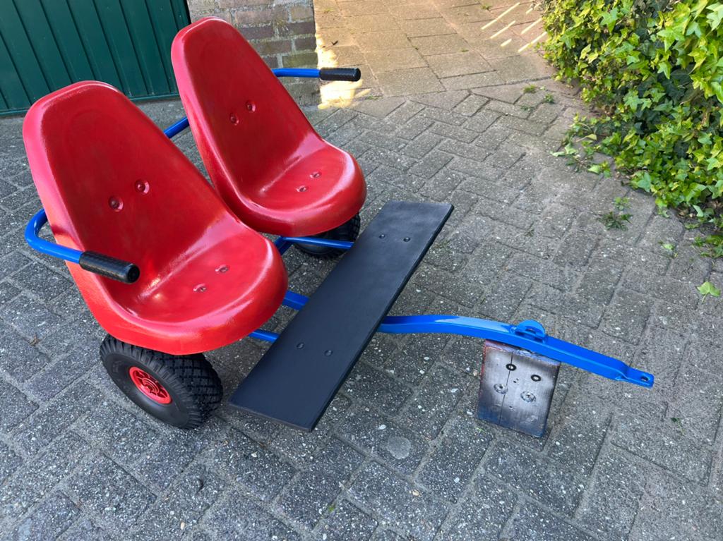 DUO aanhanger… Supermooi .!, Kinderen en Baby's, Speelgoed | Buiten | Skelters, Ophalen, Zo goed als nieuw, Berg, Met kar of aanhanger