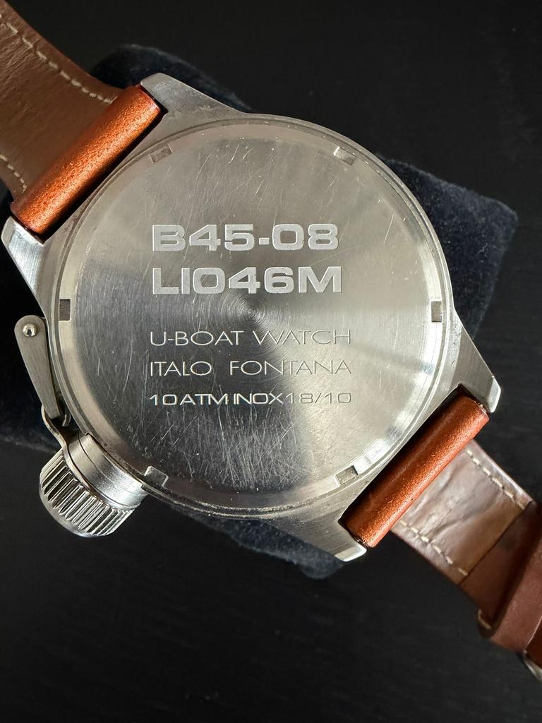 Uboat horloge, Sieraden, Tassen en Uiterlijk, Horloges | Heren, Overige merken, Staal, Polshorloge, Ophalen of Verzenden