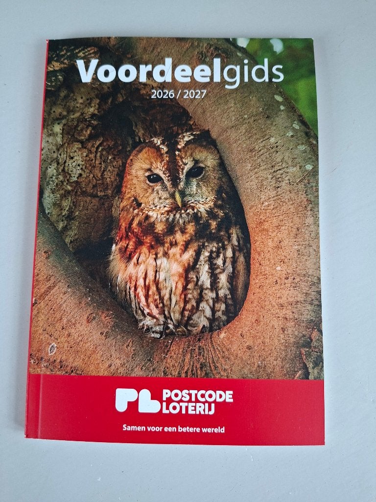 Postcode Loterij Voordeelgids 2026 / 2027 - nieuw, Drie personen of meer, Kortingsbon, Overige typen