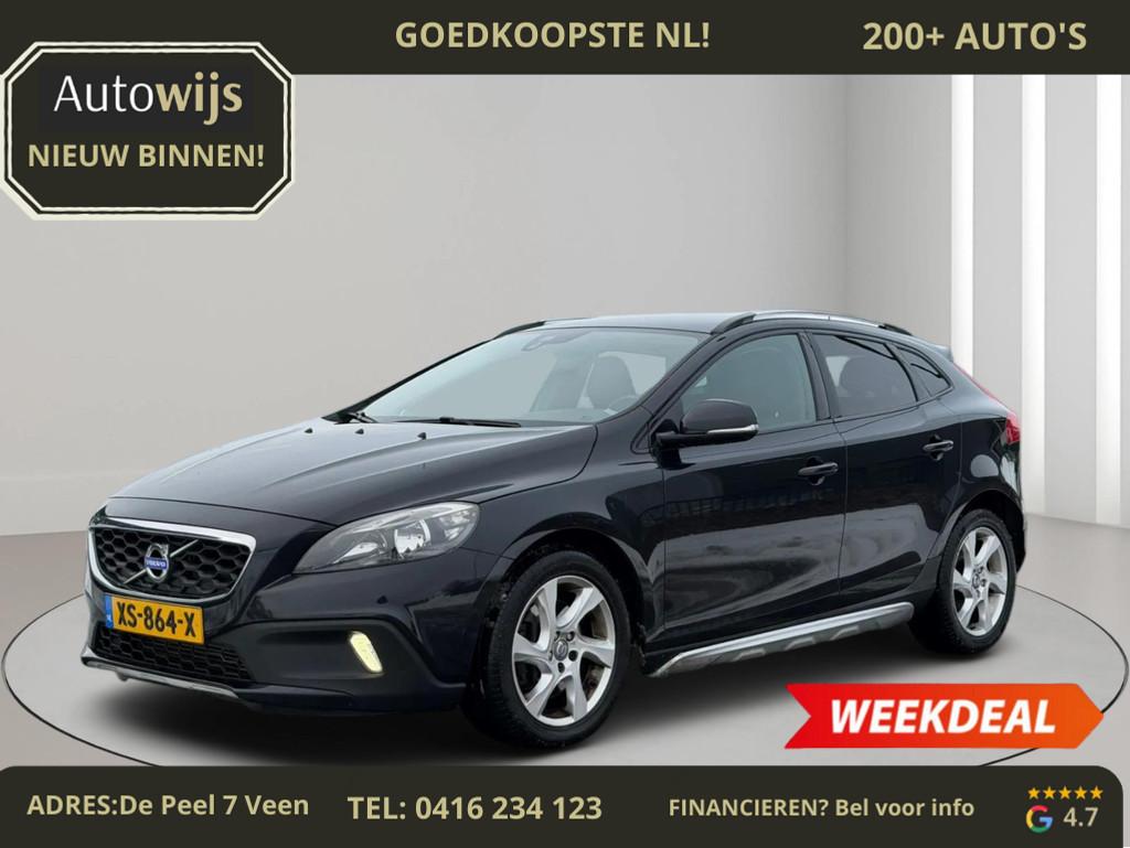 Volvo V40 CROSS COUNTRY 5CILLINDER|180PK|AUT|TREKHAAK|, Euro 5, Stof, Gebruikt, Zwart