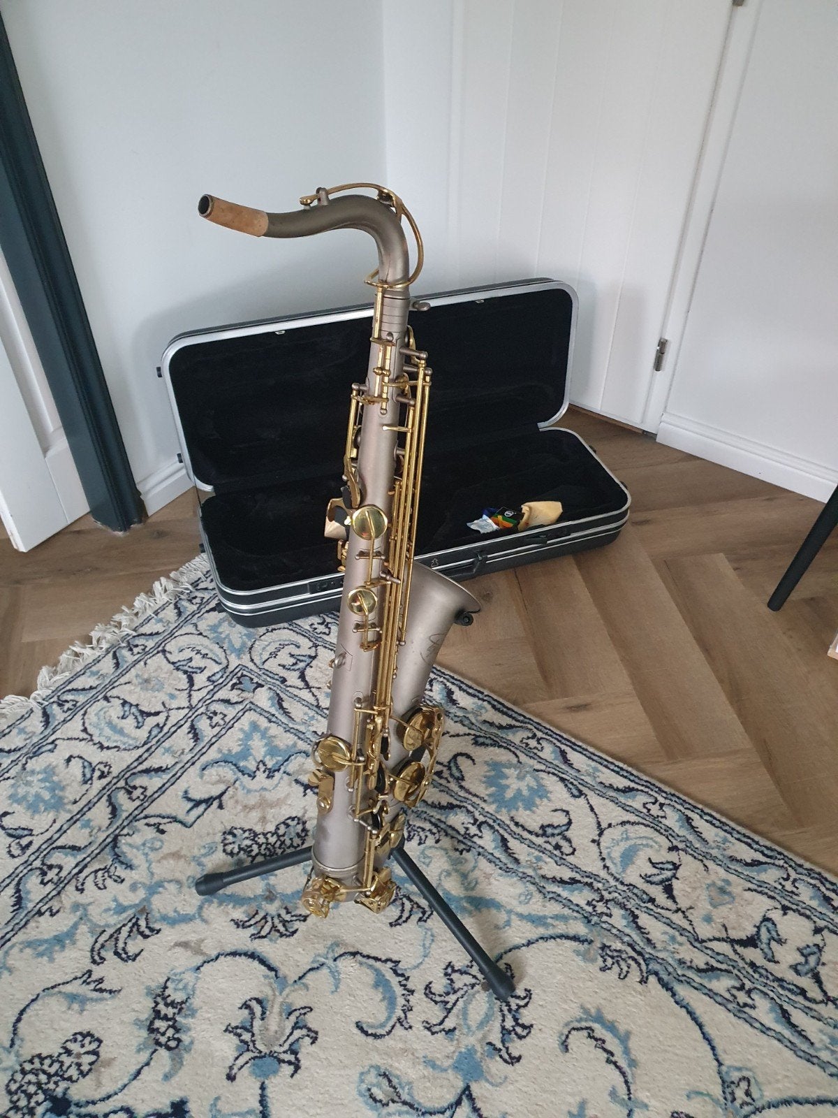 iets speciaals, TopTone Tenorsaxofoon met koffer, Muziek en Instrumenten, Blaasinstrumenten | Saxofoons, Ophalen, Gebruikt, Tenor