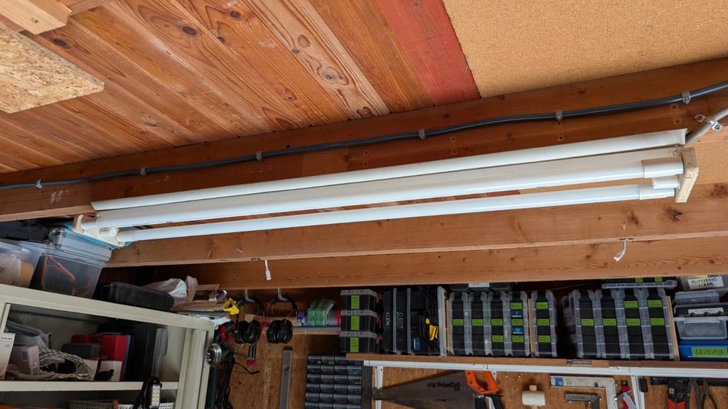 Diverse TL verlichting, Ophalen, Gebruikt, Minder dan 50 watt, Lamp met armatuur