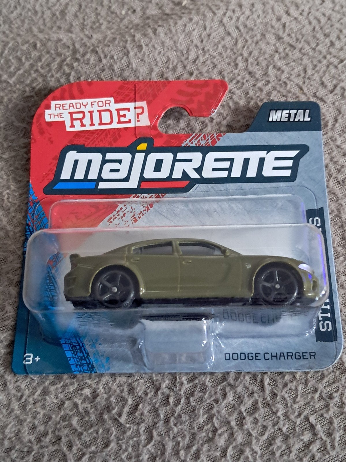 Majorette Dodge Charger groen nieuw in verpakking, Ophalen of Verzenden, Nieuw, Auto