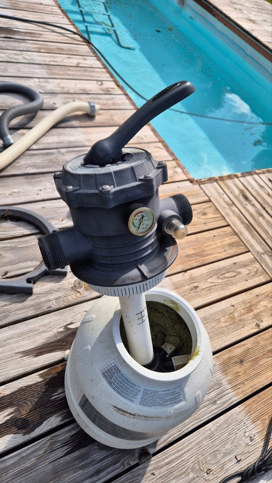 Zandfilter Model SF80220RC-2 voor zwembad, Tuin en Terras, Ophalen, Gebruikt, Zwembadpomp
