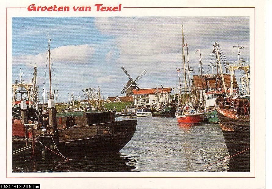 Ansichtkaart 	Oudeschild - Texel	Haven, Ophalen of Verzenden, 1980 tot heden, Gelopen, Waddeneilanden