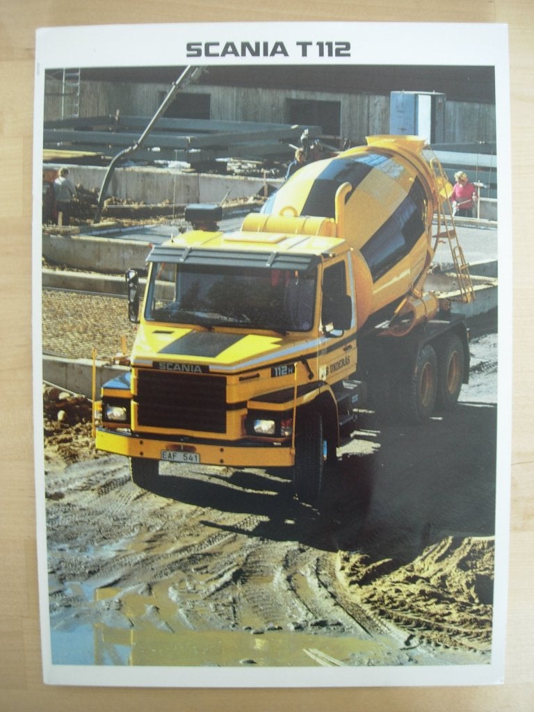 Scania T112 Brochure 1984 – T 112 Torpedo, Ophalen of Verzenden, Zo goed als nieuw, Overige merken, Scania
