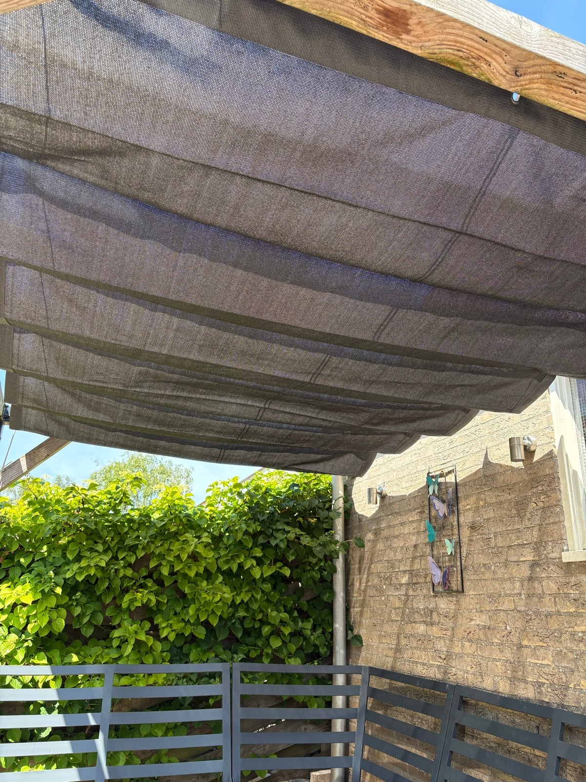 Schaduwdoek voor terras of pergola 2x3m, Tuin en Terras, Zonneschermen, Ophalen, Gebruikt, Overige typen, 150 tot 300 cm